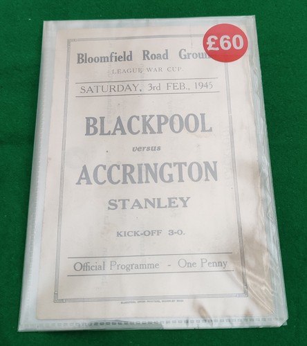 1944 blackpool accrington - 1944/45,