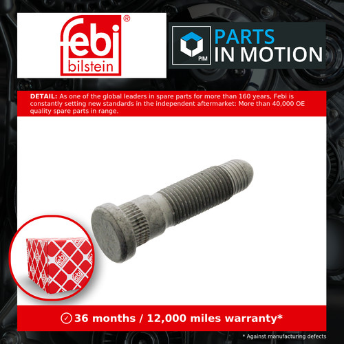 Wheel bolt stud - /,