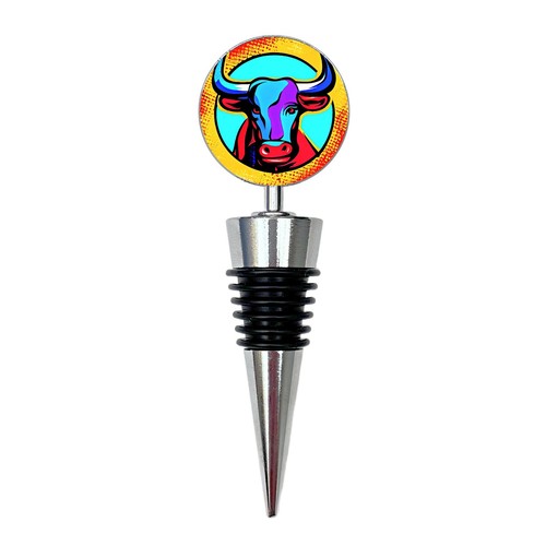 Taurus wine bottle - bottle, stopper