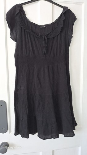 Women black gypsy dress - gypsy,