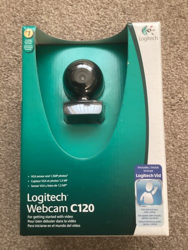 Logitech c120 webcam new - webcam,