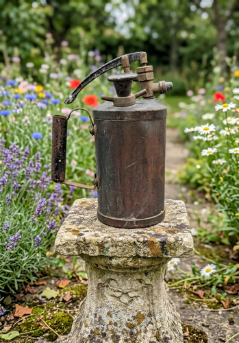 Vintage brass garden - brass,