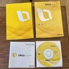 3 User - Microsoft Office MAC 2008 Home Student - Word, Excel, PowerPoint