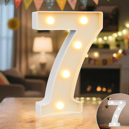 Led light marquee numbers - led,