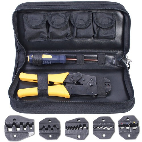 Terminal crimping tool set - terminal,