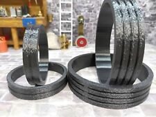 Set of 4 grooved tyres for a Mamod TE1/TE1A.