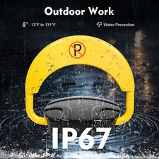 Parking Space Lock Car Barrier Lock Driveway Security Post Remote Control