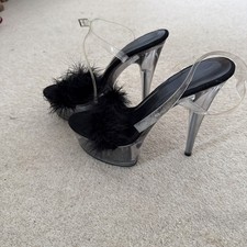 Stappy Stiletto Platform Clear