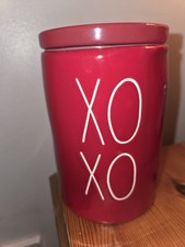Rae Dunn Red XOXO Candle with