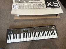 Korg X5 Synthesiser Keyboard with Power Supply and Manual And Extra Sound Disc