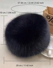 New Fluffy Fur Bucket Hat For