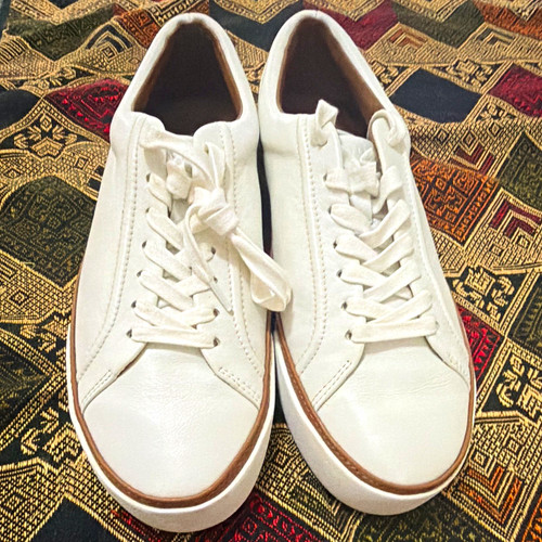 Massimo dutti white leather - massimo,