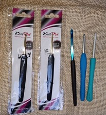 Crochet hooks soft grip Knit Pro, Clover, Susan Bates and Pony 3.5mm - 5mm