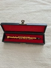 Classical Instrument Model Clarinet Miniature Musical Instruments Dollhouse