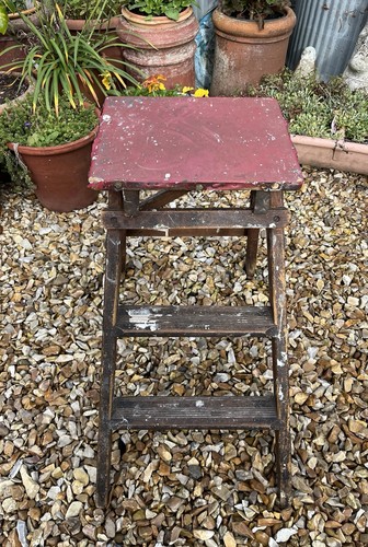 Vintage folding wooden - folding,