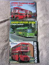3 HARDBACKS ON LONDON BUSES. LT, COUNTRY, ROUTEMASTER