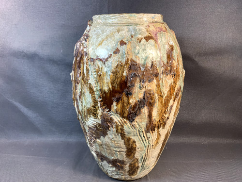 Old large glazed terracotta - large,