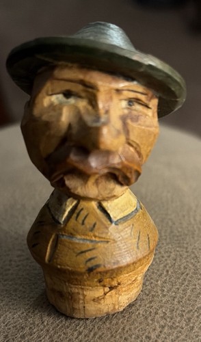 Vintage hand carved wooden - vintage,