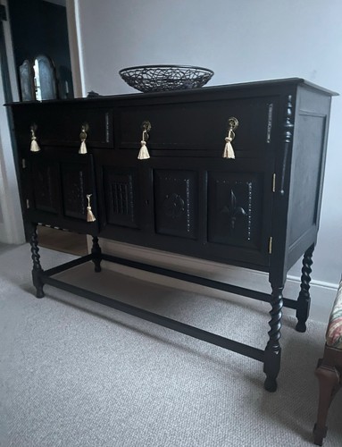 Antique solid oak victorian - solid,