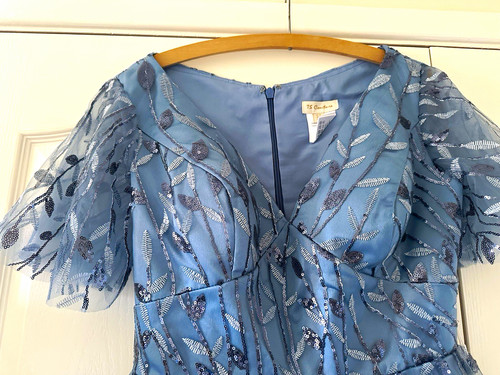Couture blue fit flare - &,