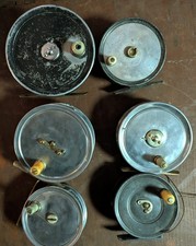 6 x Antique Fly Fishing Reels Allcocks Hardy Modarcom Walker Traditional Rare