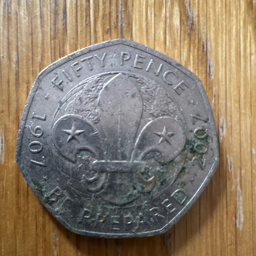 2007 50p fifty - 50p, pence