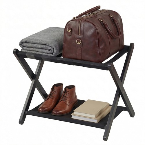 Folding luggage rack - folding,