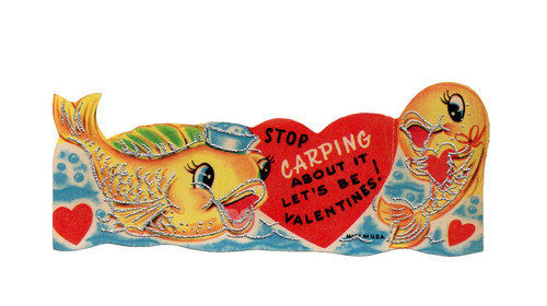 Vintage valentine card - vintage,