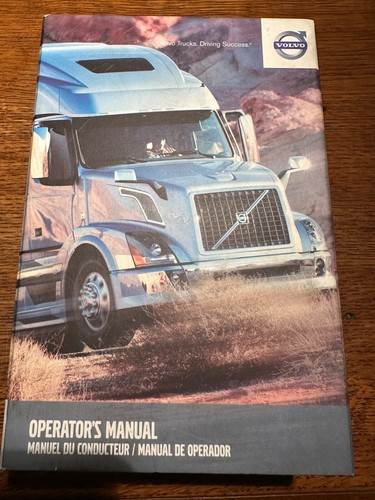 Volvo trucks operator manual - operator's,