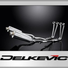 YAMAHA FJR1300 2006-2023 FULL EXHAUST SYSTEM 350mm STAINLESS OVAL BSAU SILENCERS