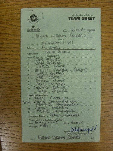 1999 official referee - official, 'referee'