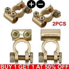 2Pcs Battery Terminals Connectors Clamps Quick Release For Caravan Car Van 12V
