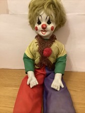 Vintage Bisque Cloth Clown
