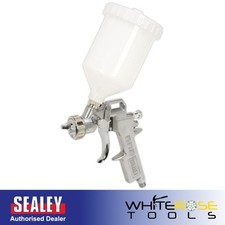 Sealey Spray Gun Gravity Feed 1.8mm Set Up Adjustable Paint Flow
