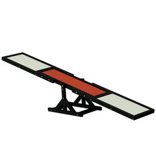 PawHut Wooden Pet Seesaw for