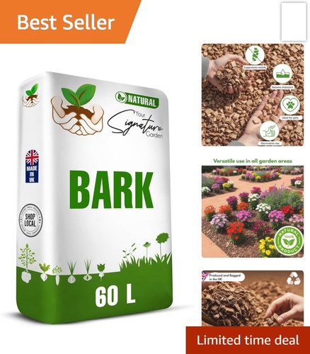 Garden bark chippings 60l - chippings,
