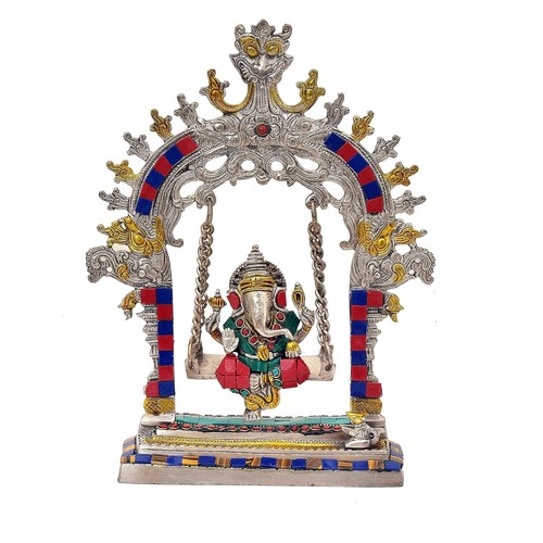 Brass lord ganesha idol for - lord,