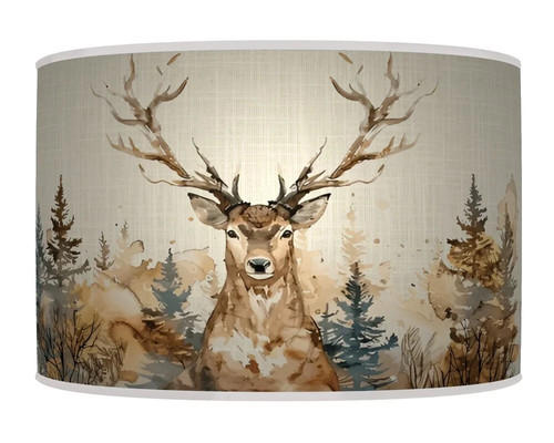 Deer stag lampshade pendant - stag,