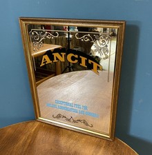 Vintage Ancit Fuel Advertising Mirror