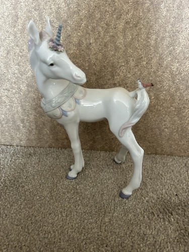Lladró unicorn figurine with - unicorn,
