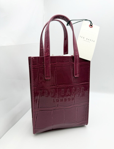 Ted baker burgundy croc - ted,