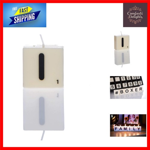 Letter candle white - candle, white,one