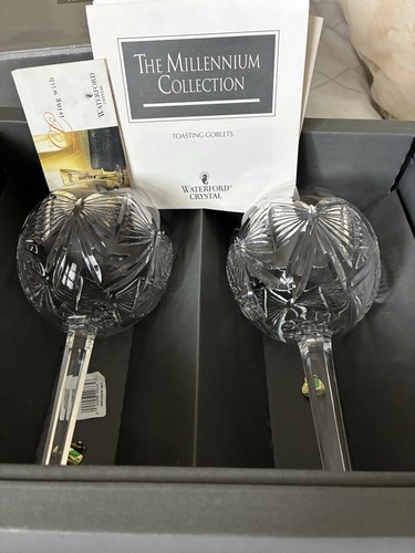 Waterford millennium goblets - waterford,