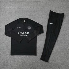 PSG Tracksuit  Black Set - 1/4