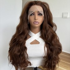Long Wavy Women Glue Less Lace