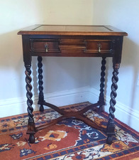 Vintage Antique  Oak  Square