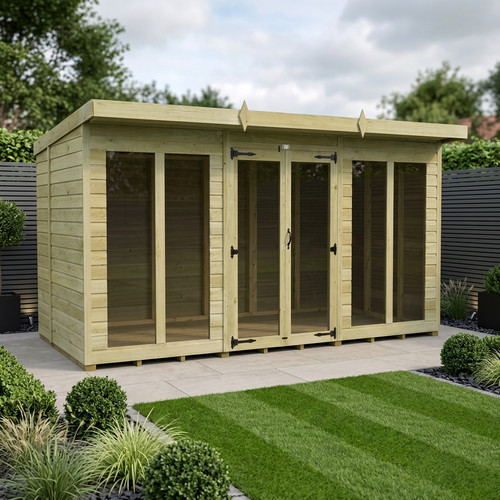 Pent summer house full - 12, 6