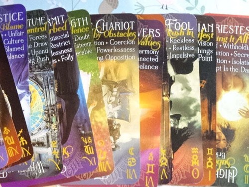Modern tarot cards based - modern,