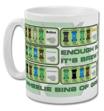 MUG #5 - WHEELIE BINS  OF