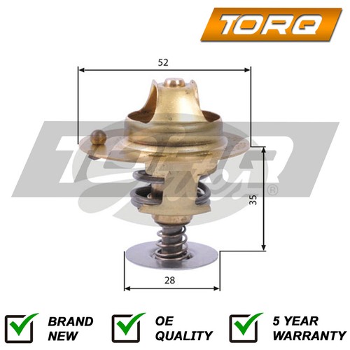 Thermostat coolant torq - thermostat, fits